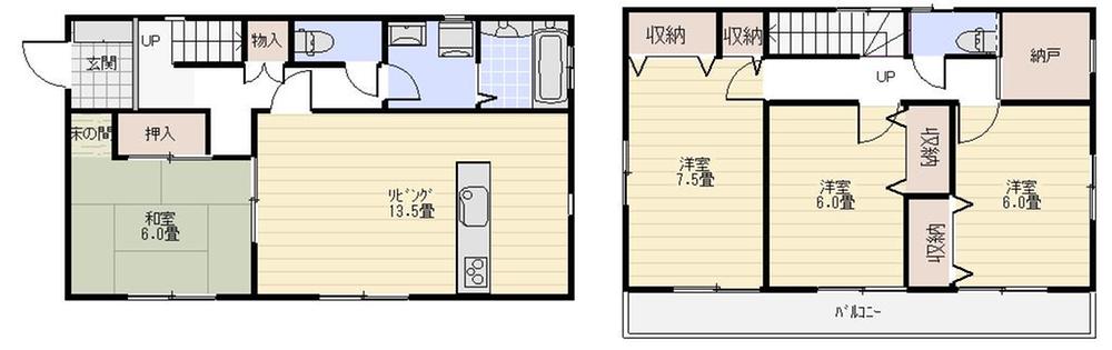 Floor plan. 32,800,000 yen, 4LDK, Land area 127.95 sq m , Building area 99.36 sq m 4LDK + S  ◆ Co., the housing market ◆