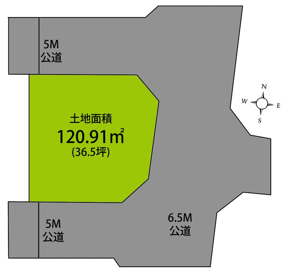 Compartment figure. 39,800,000 yen, 4LDK, Land area 120.91 sq m , Building area 93.57 sq m compartment view