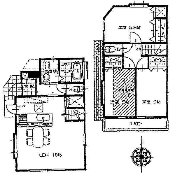 Floor plan. 32,800,000 yen, 3LDK, Land area 74.5 sq m , Building area 73.79 sq m