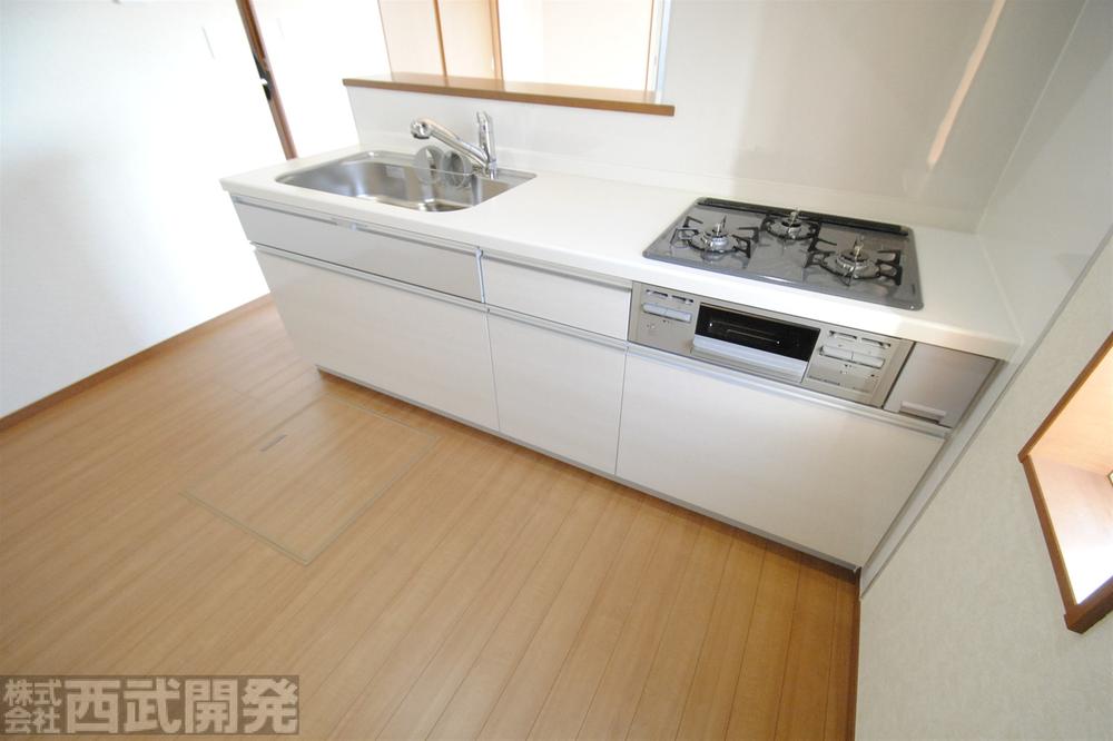 Other Equipment. 1 Building artificial marble counter kitchen      With water purifier ・ Slide storage ・ Underfloor Storage