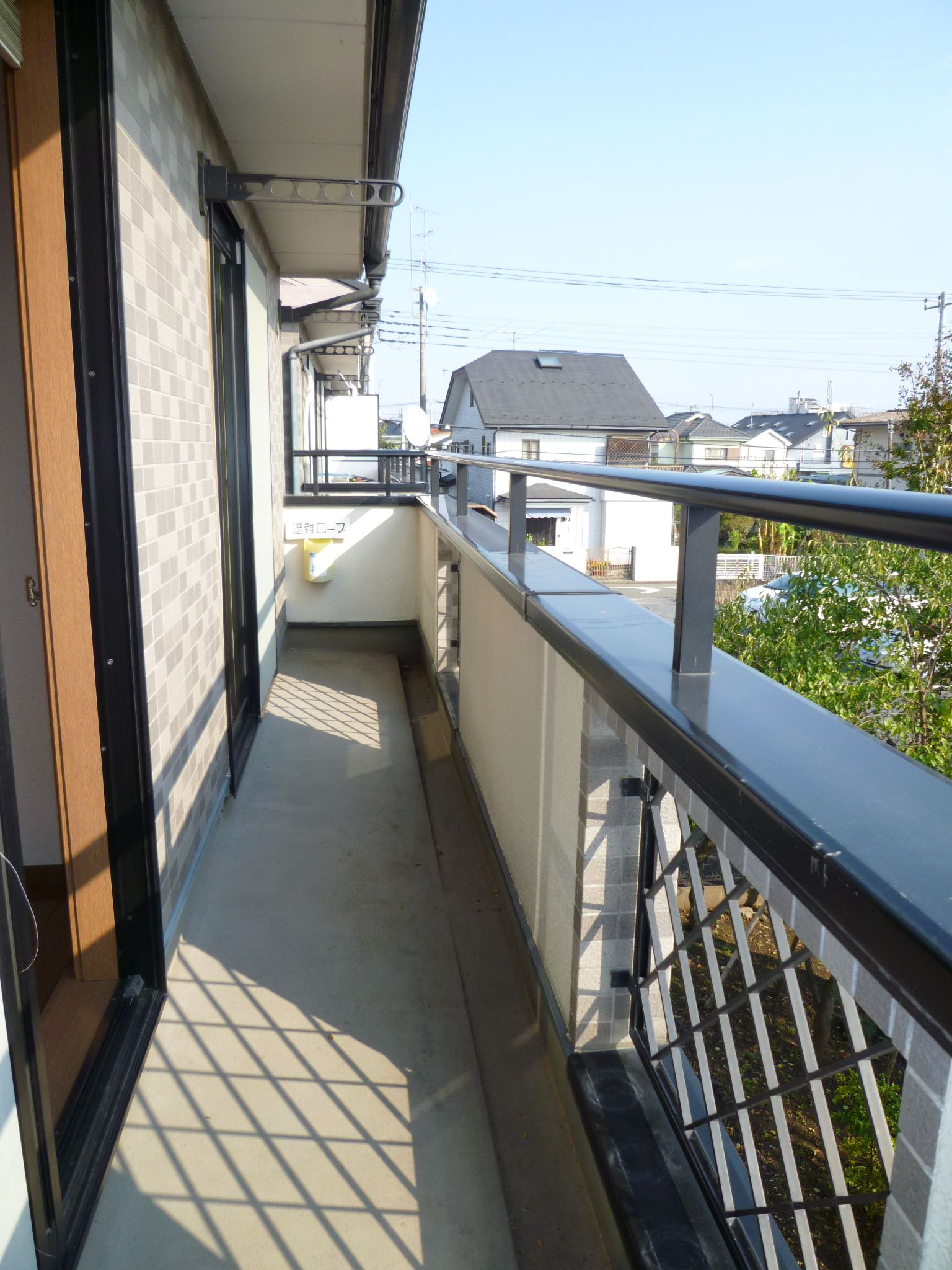 Balcony. Spacious balcony