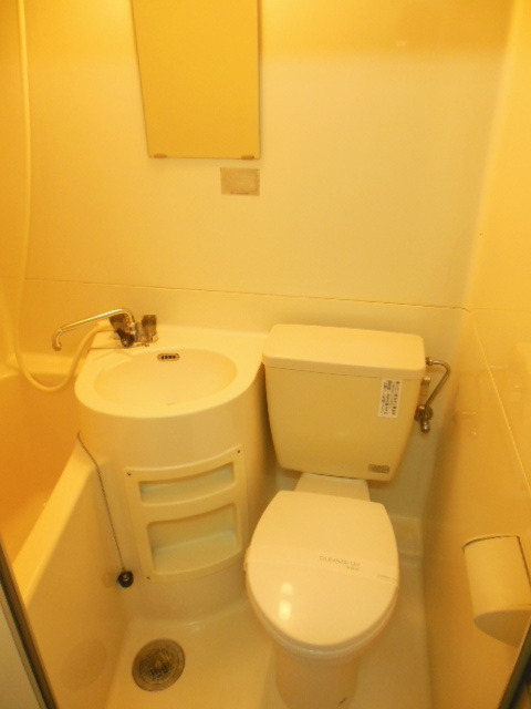 Toilet. Wash basin ・ It is with a mirror