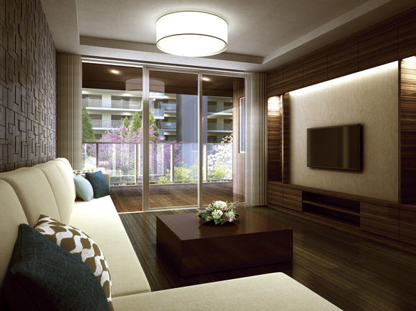 Shared facilities.  [Guest rooms] Such as grandparents and friends, "Guest room" for where I am relaxing comfortably in important guest. Healed surrounded by calm some design of woodgrain, We have designed a space of hospitality. (Rendering CG)