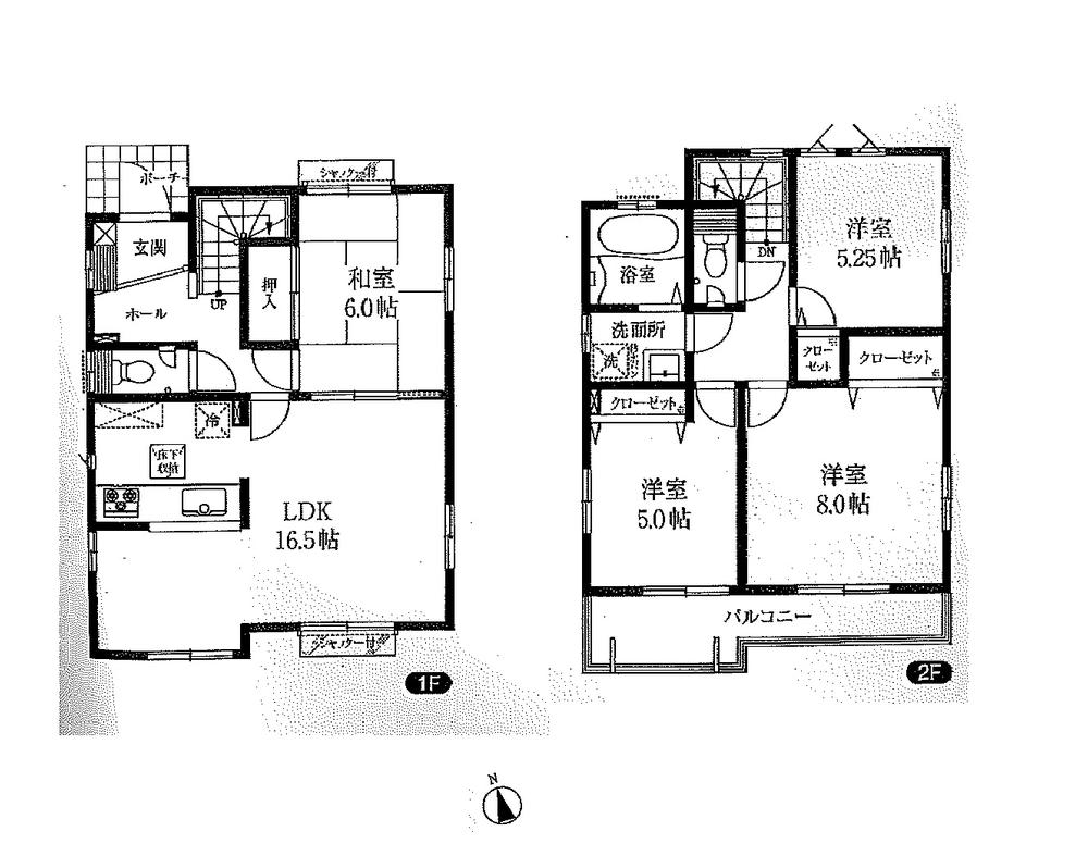 Floor plan. (3 Building), Price 41,500,000 yen, 4LDK, Land area 109.26 sq m , Building area 97.29 sq m