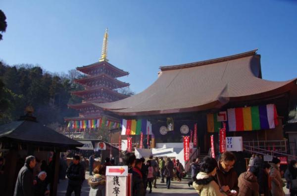 Streets around. 1600m Takahatafudouson to the periphery of the city skyline