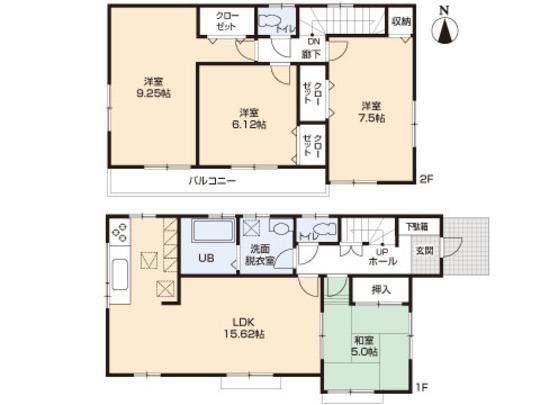 Floor plan. 45,800,000 yen, 4LDK, Land area 134.61 sq m , Building area 99.78 sq m floor plan