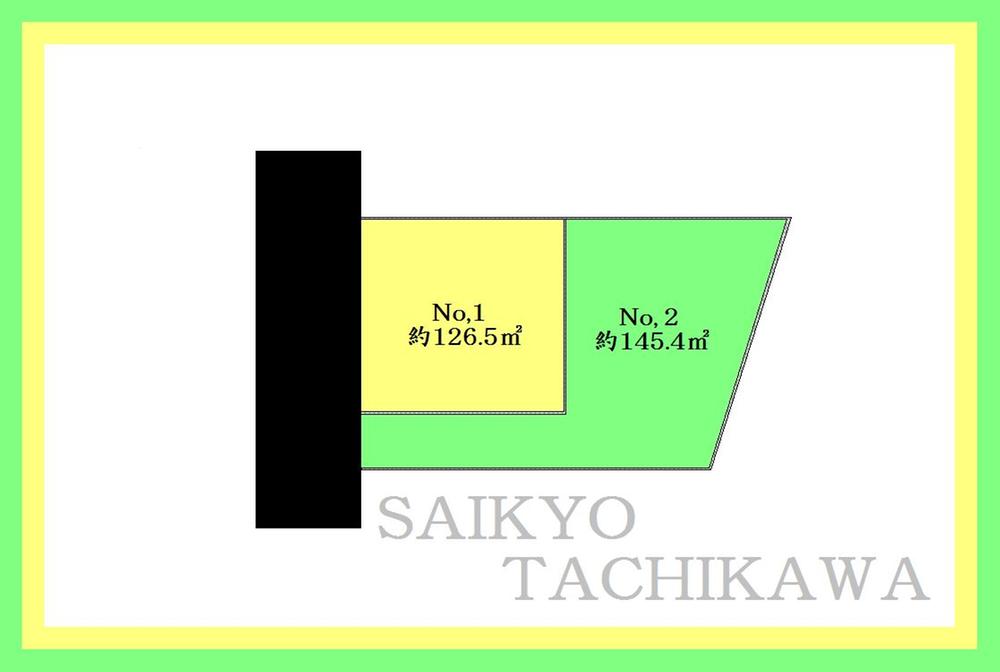 Compartment figure. Land price 29,800,000 yen, Land area 181.13 sq m
