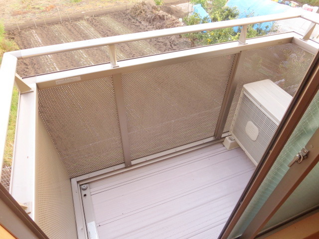 Balcony. It's summer want to open the window