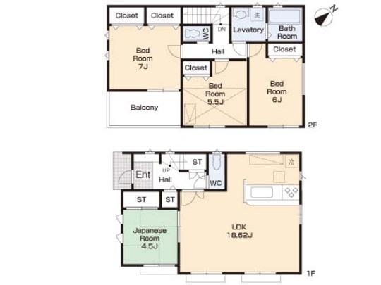 Floor plan. 41,800,000 yen, 4LDK, Land area 120 sq m , Building area 96.79 sq m floor plan