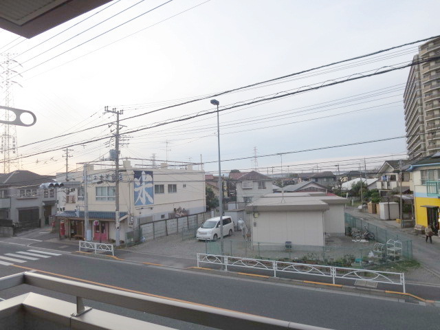 View. A view from the window are visible monorail