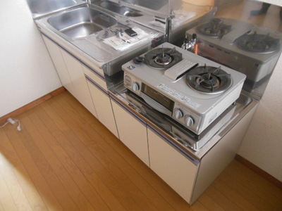 Kitchen. It is a mood that gas stove installation already has obtained the