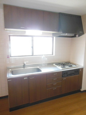 Kitchen. 3-neck gas system kitchen