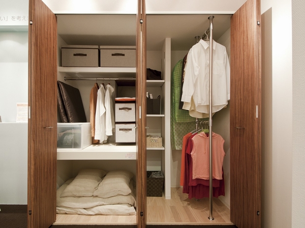 To ensure a space that can accommodate the futon to normal closet "futon closet"