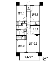 Floor: 3LDK + WIC + FC, the occupied area: 67.57 sq m, Price: 29,980,000 yen, now on sale