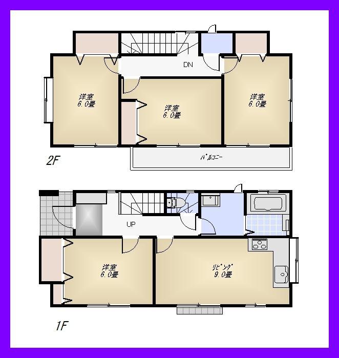 Floor plan. 28,900,000 yen, 4LDK, Land area 100 sq m , Building area 82.61 sq m floor plan