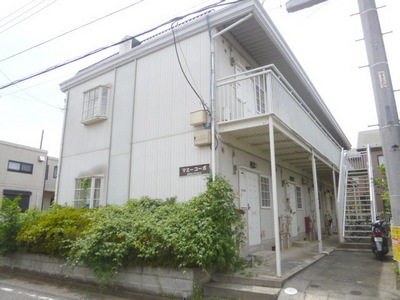 Building appearance. Apartment of two-story