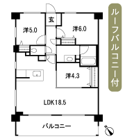 Floor: 3LDK + TR, the occupied area: 71.98 sq m, Price: 37,400,000 yen, now on sale