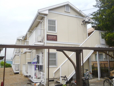 Building appearance. Apartment of the two-story