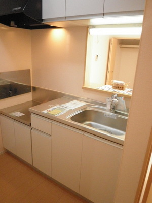 Kitchen.  ※ Per under construction, The photograph is a model. In fact the different.