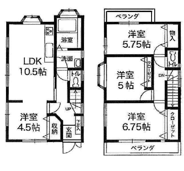 Floor plan. 26,800,000 yen, 4LDK, Land area 119.33 sq m , Building area 85.1 sq m