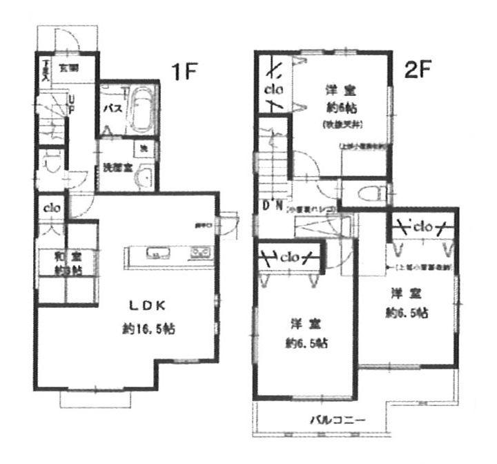 Floor plan. (B Building), Price 39,800,000 yen, 4LDK, Land area 100.45 sq m , Building area 91.9 sq m