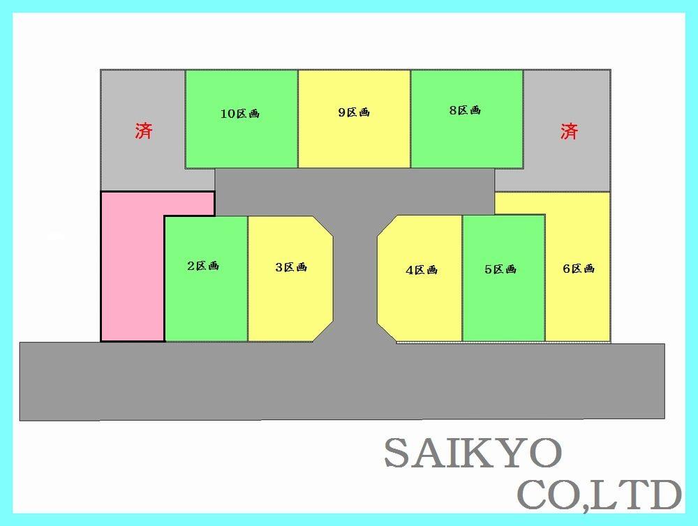 Compartment figure. Land price 24.5 million yen, Land area 125.52 sq m
