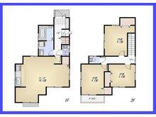 Floor plan. (3 Building), Price 33,600,000 yen, 3LDK, Land area 123.08 sq m , Building area 83.63 sq m
