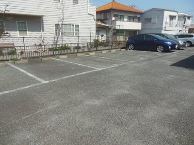 Parking lot. On-site parking