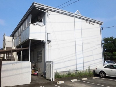 Building appearance. Until Town housing Takahatafudo shop