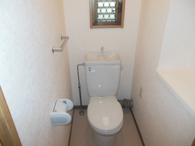 Toilet. Toilet is also comfortable with window space