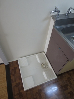 Washroom. Indoor Laundry Storage