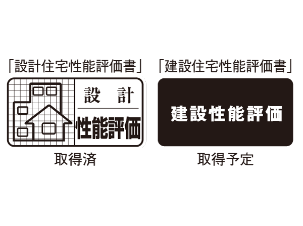 Building structure.  [Housing Performance Evaluation] Get the design house performance evaluation report by a third party. Construction performance evaluation report is also scheduled acquisition. (All houses)) ※ For more information see "Housing term large Dictionary"