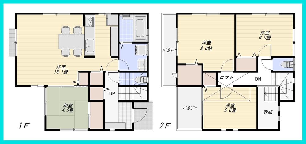 Floor plan. 41,800,000 yen, 4LDK, Land area 118.93 sq m , Building area 94.95 sq m floor plan