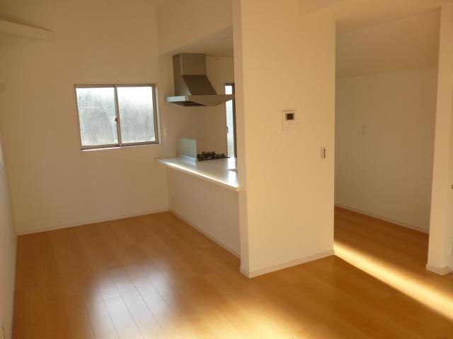 Kitchen. 5-3 Building Second floor LDK, Face-to-face cafe style kitchen