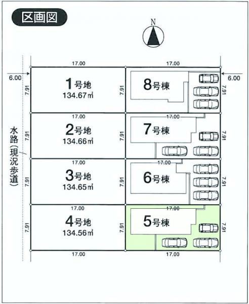 Compartment figure. 45,800,000 yen, 4LDK, Land area 134.71 sq m , Building area 99.78 sq m