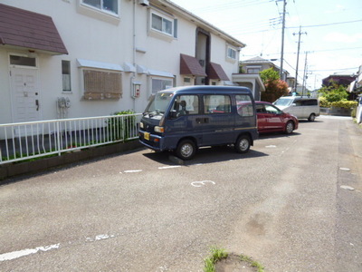 Parking lot. On-site parking