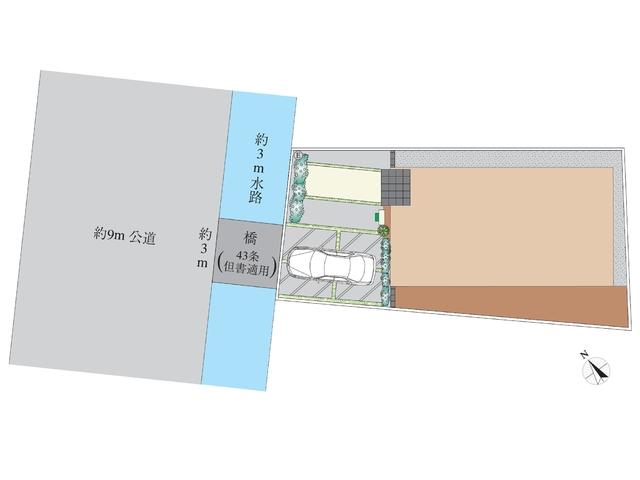 Compartment figure. 44,800,000 yen, 4LDK, Land area 125.57 sq m , Building area 102.06 sq m Hino Manganji 2-chome compartment view