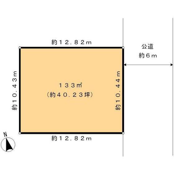 Compartment figure. Land price 30 million yen, Land area 133 sq m compartment view