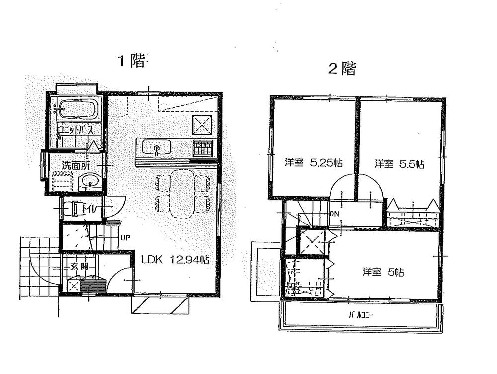 Floor plan. Price 19.9 million yen, 3LDK, Land area 81.12 sq m , Building area 64.88 sq m