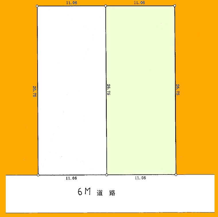 Compartment figure. Land price 59,800,000 yen, Land area 296 sq m compartment view