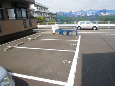 Parking lot. On-site parking