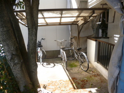 Other common areas. bicycle parking space