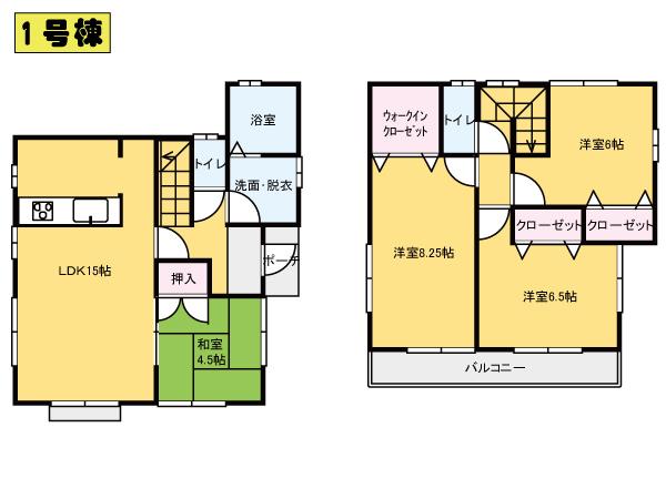 Floor plan. The proximity of the 2-minute walk to attend natural rich Hinochuo park every day