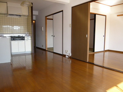 Living and room. Living room facing the balcony