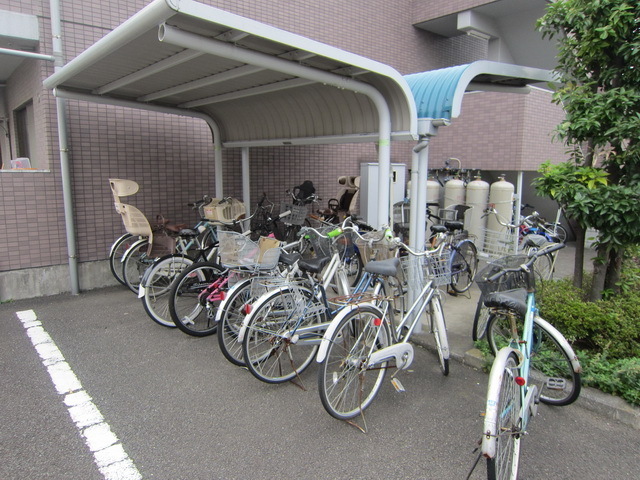 Other common areas. Covered bicycle shed