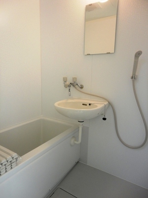 Bath. In a clean bathroom, You can relax heal fatigue of the day.