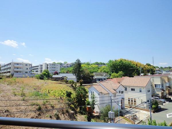 View photos from the dwelling unit. You views of the lush green residential area from the balcony.
