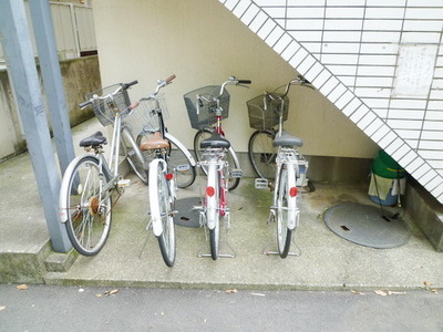 Other common areas. bicycle parking space