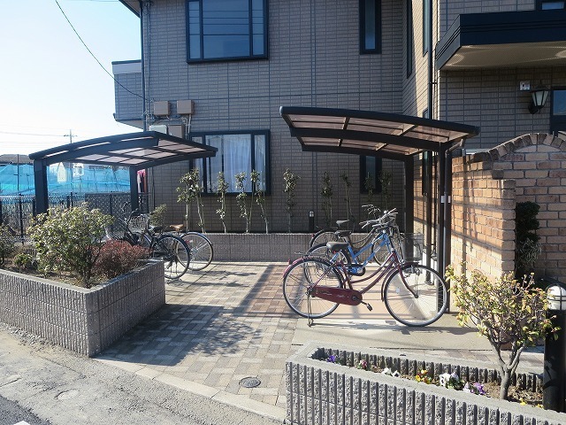 Other common areas. It is a bicycle parking space