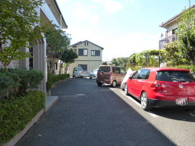 Parking lot. On-site parking